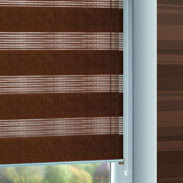 Dzień noc brązowa 42,5/150 roleta mini