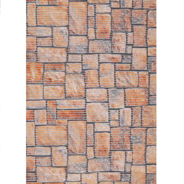 Antypoślizgowa mata łazienkowa cegła